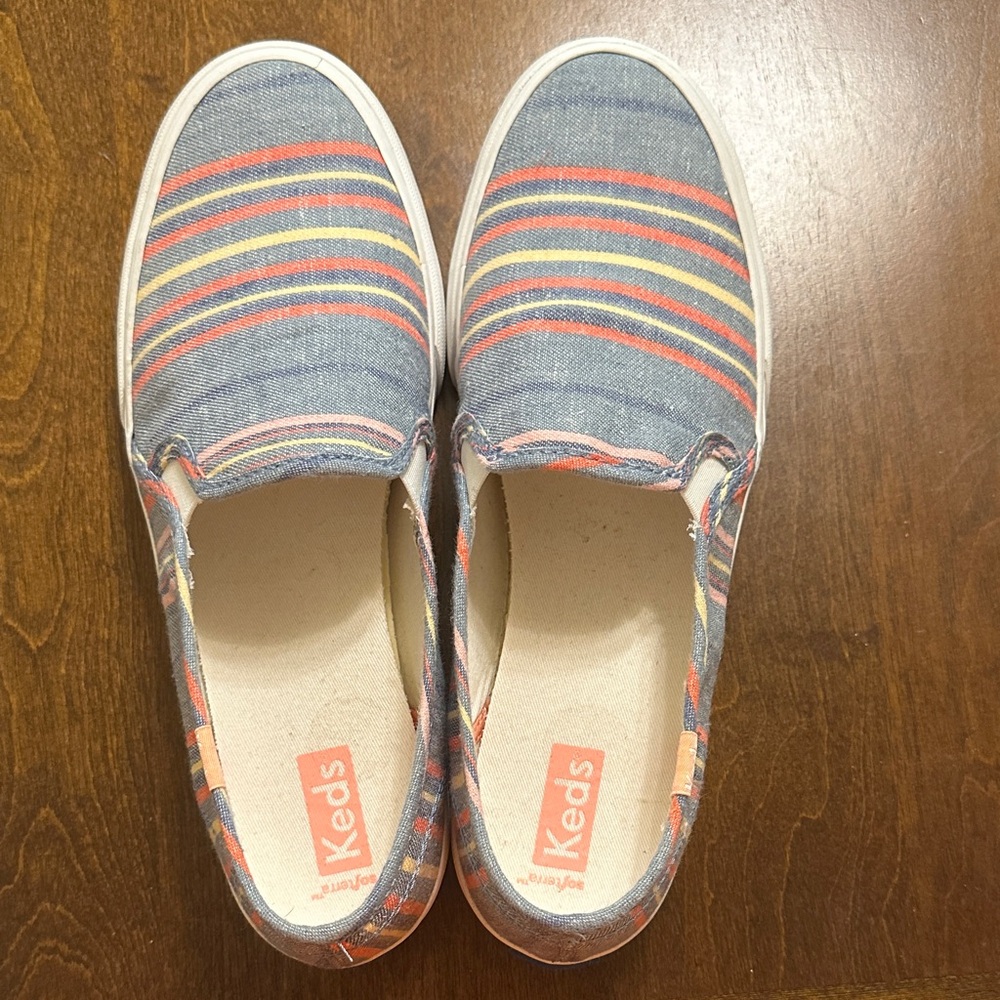 Keds Multicolor Striped Slip-On Shoes